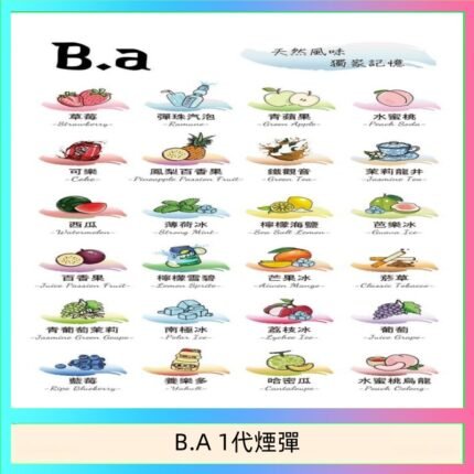 B.A 一代主機煙彈電子煙一盒三顆